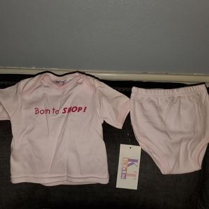 Baby girl short set